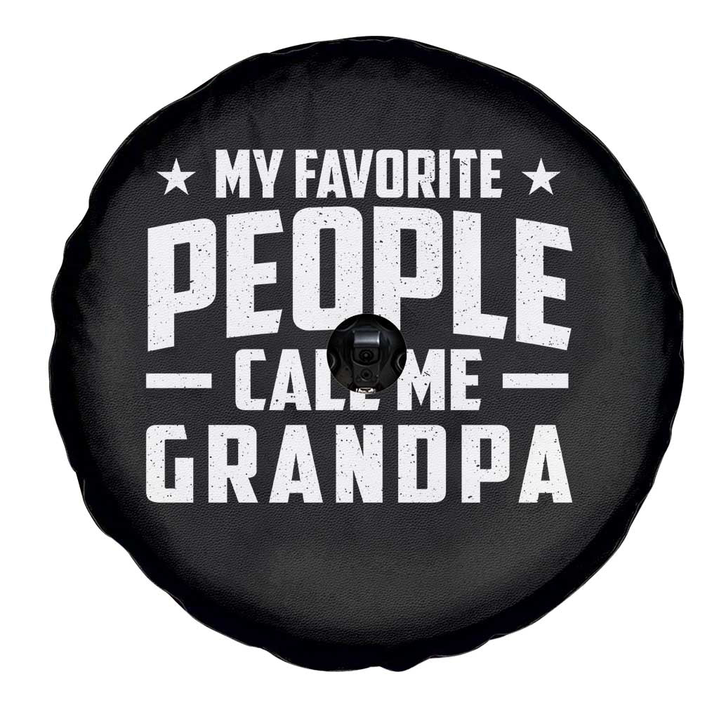 Funny Grandpa Spare Tire Cover My Favorite People Call Me Grandpa - Wonder Print Shop