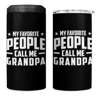 Funny Grandpa 4 in 1 Can Cooler Tumbler My Favorite People Call Me Grandpa - Wonder Print Shop
