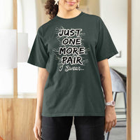 Funny Sneaker Fan T Shirt For Women Sneakers Collecting Just One More Pair I Swear