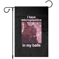Funny Cat Meme Garden Flag I Have Microplastics In My Balls Dank Meme - Wonder Print Shop