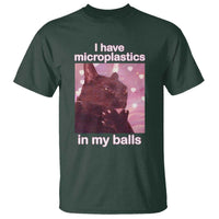 Funny Cat Meme T Shirt I Have Microplastics In My Balls Dank Meme - Wonder Print Shop