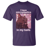 Funny Cat Meme T Shirt I Have Microplastics In My Balls Dank Meme - Wonder Print Shop