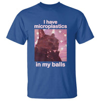 Funny Cat Meme T Shirt I Have Microplastics In My Balls Dank Meme - Wonder Print Shop