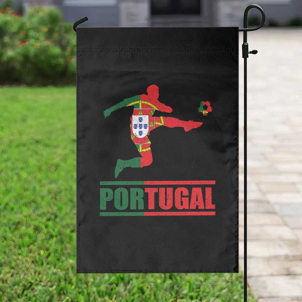 Portugal Soccer Garden Flag Portuguese Flag Futebol Football Player - Wonder Print Shop