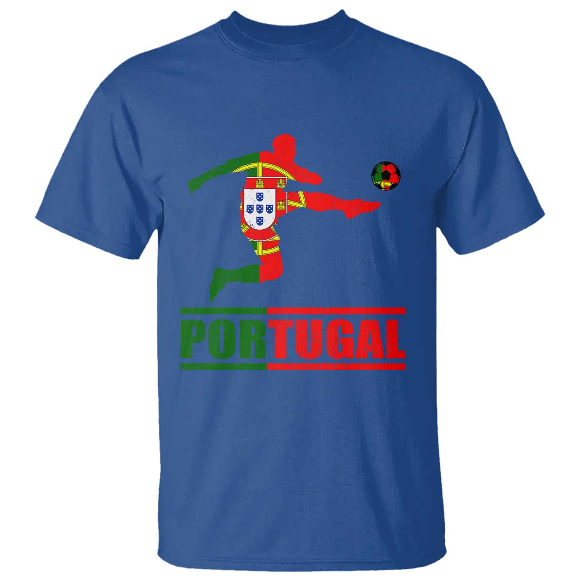 Portugal Soccer T Shirt Portuguese Flag Futebol Football Player - Wonder Print Shop