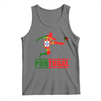 Portugal Soccer Tank Top Portuguese Flag Futebol Football Player - Wonder Print Shop