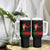 Portugal Soccer Tumbler With Handle Portuguese Flag Futebol Football Player - Wonder Print Shop