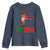 Portugal Soccer Youth Sweatshirt Portuguese Flag Futebol Football Player - Wonder Print Shop