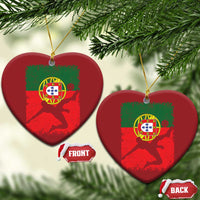 Portugal Soccer Christmas Ornament Portuguese Flag Futebol Football Fan - Wonder Print Shop