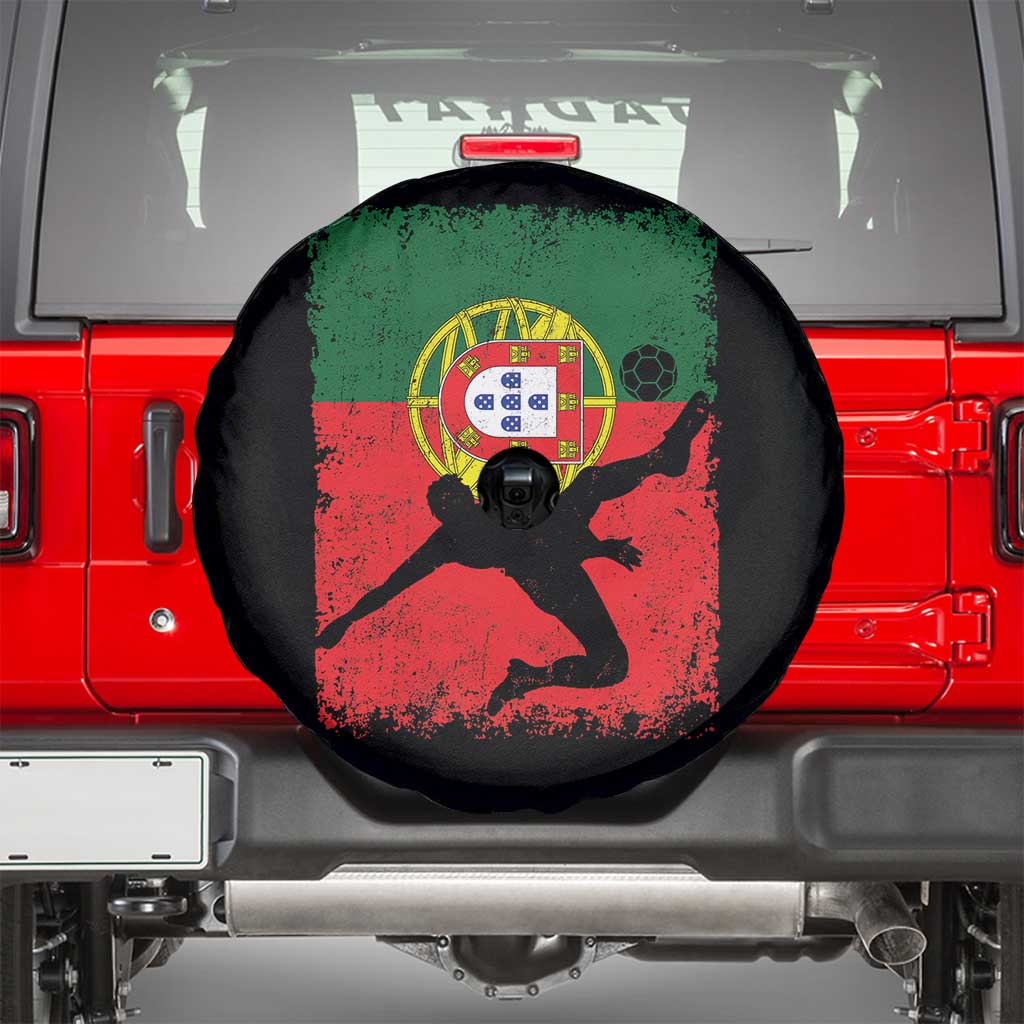 Portugal Soccer Spare Tire Cover Portuguese Flag Futebol Football Fan - Wonder Print Shop