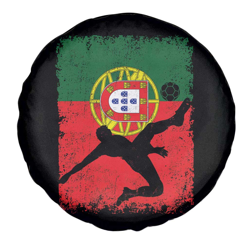 Portugal Soccer Spare Tire Cover Portuguese Flag Futebol Football Fan - Wonder Print Shop