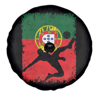 Portugal Soccer Spare Tire Cover Portuguese Flag Futebol Football Fan - Wonder Print Shop