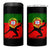 Portugal Soccer 4 in 1 Can Cooler Tumbler Portuguese Flag Futebol Football Fan - Wonder Print Shop