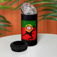 Portugal Soccer 4 in 1 Can Cooler Tumbler Portuguese Flag Futebol Football Fan - Wonder Print Shop