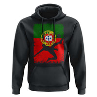 Portugal Soccer Hoodie Portuguese Flag Futebol Football Fan - Wonder Print Shop