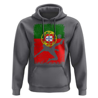 Portugal Soccer Hoodie Portuguese Flag Futebol Football Fan - Wonder Print Shop