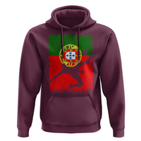Portugal Soccer Hoodie Portuguese Flag Futebol Football Fan - Wonder Print Shop
