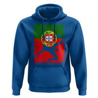 Portugal Soccer Hoodie Portuguese Flag Futebol Football Fan - Wonder Print Shop