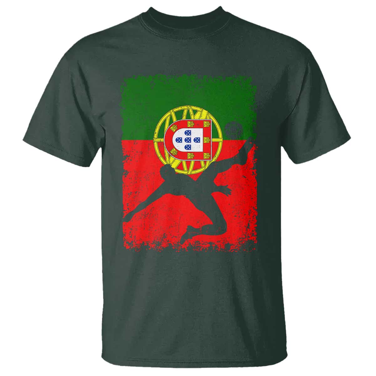 Portugal Soccer T Shirt Portuguese Flag Futebol Football Fan - Wonder Print Shop