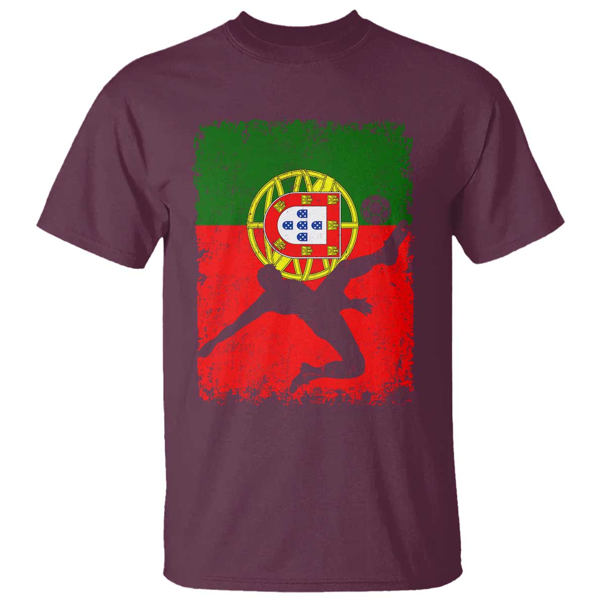 Portugal Soccer T Shirt Portuguese Flag Futebol Football Fan - Wonder Print Shop