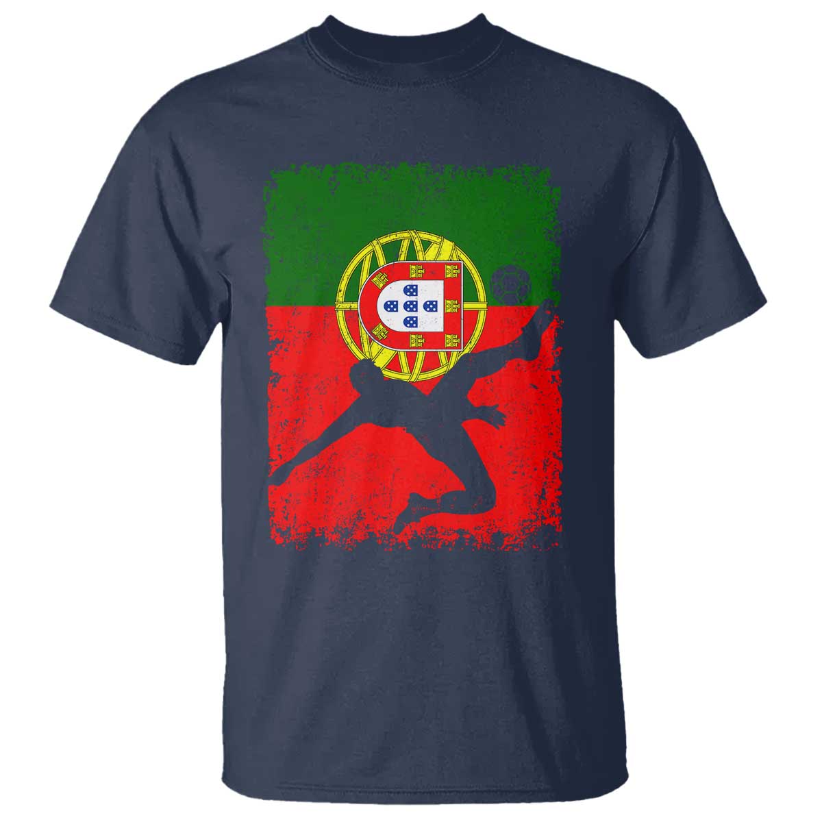 Portugal Soccer T Shirt Portuguese Flag Futebol Football Fan - Wonder Print Shop