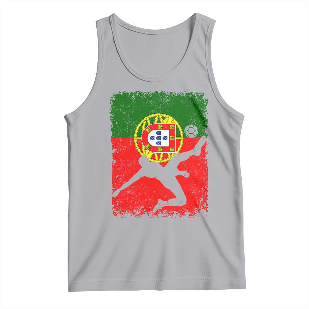 Portugal Soccer Tank Top Portuguese Flag Futebol Football Fan - Wonder Print Shop