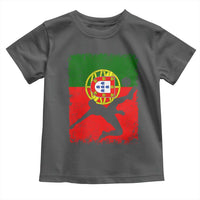 Portugal Soccer Toddler T Shirt Portuguese Flag Futebol Football Fan - Wonder Print Shop