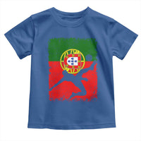Portugal Soccer Toddler T Shirt Portuguese Flag Futebol Football Fan - Wonder Print Shop