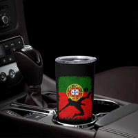 Portugal Soccer Tumbler Cup Portuguese Flag Futebol Football Fan - Wonder Print Shop