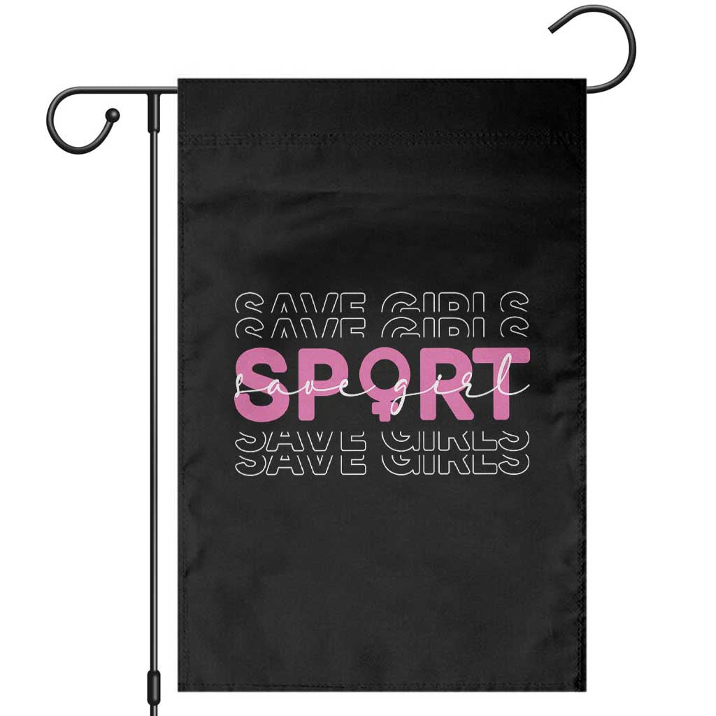 Save Girls Sports Garden Flag Feminist Body Positivity Inclusive Equality - Wonder Print Shop