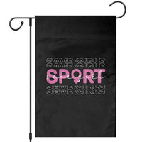 Save Girls Sports Garden Flag Feminist Body Positivity Inclusive Equality - Wonder Print Shop