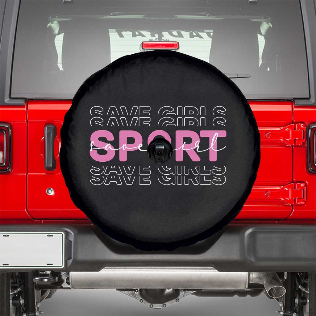 Save Girls Sports Spare Tire Cover Feminist Body Positivity Inclusive Equality - Wonder Print Shop