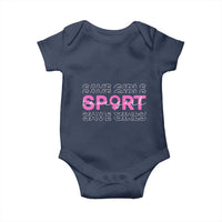 Save Girls Sports Baby Onesie Feminist Body Positivity Inclusive Equality - Wonder Print Shop