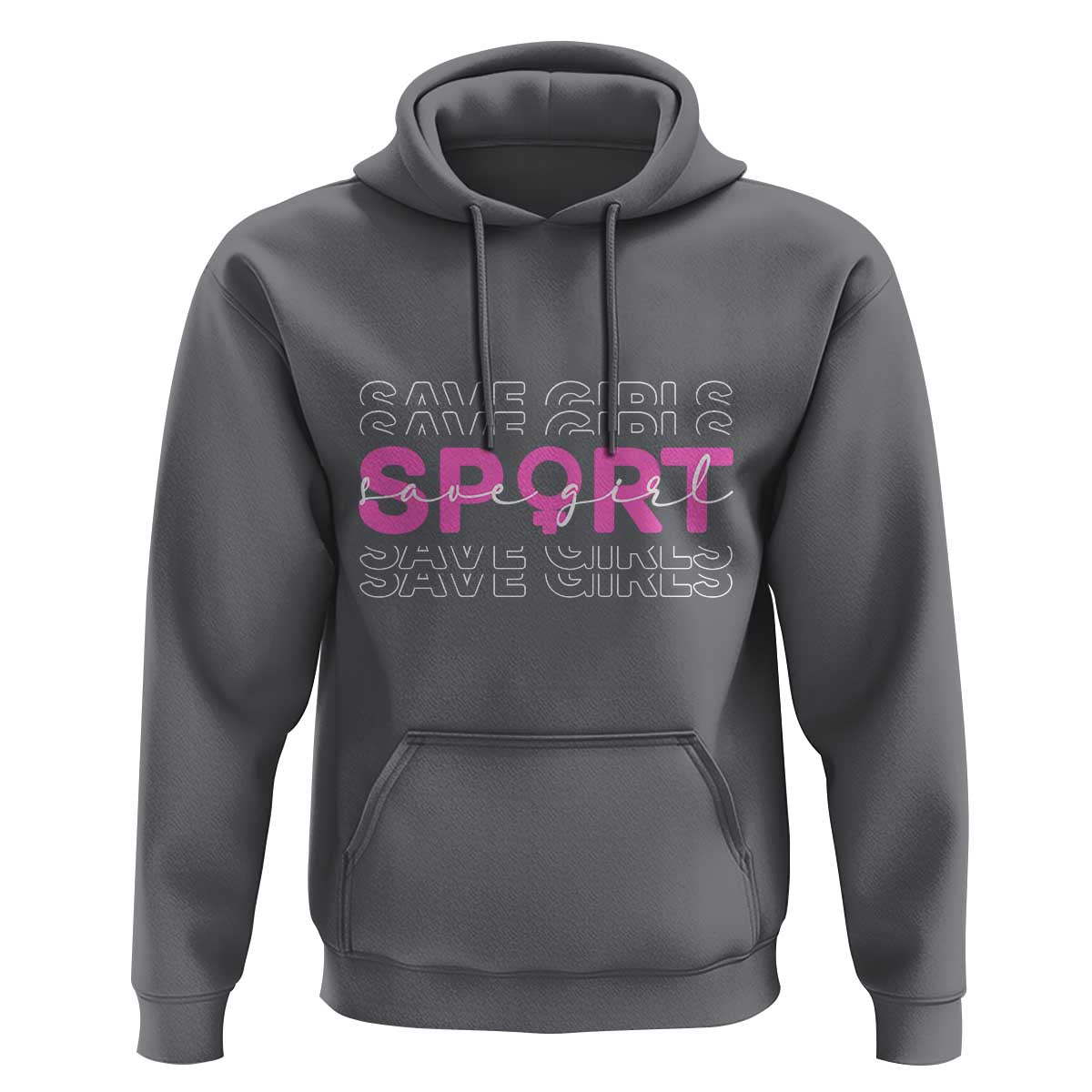 Save Girls Sports Hoodie Feminist Body Positivity Inclusive Equality - Wonder Print Shop