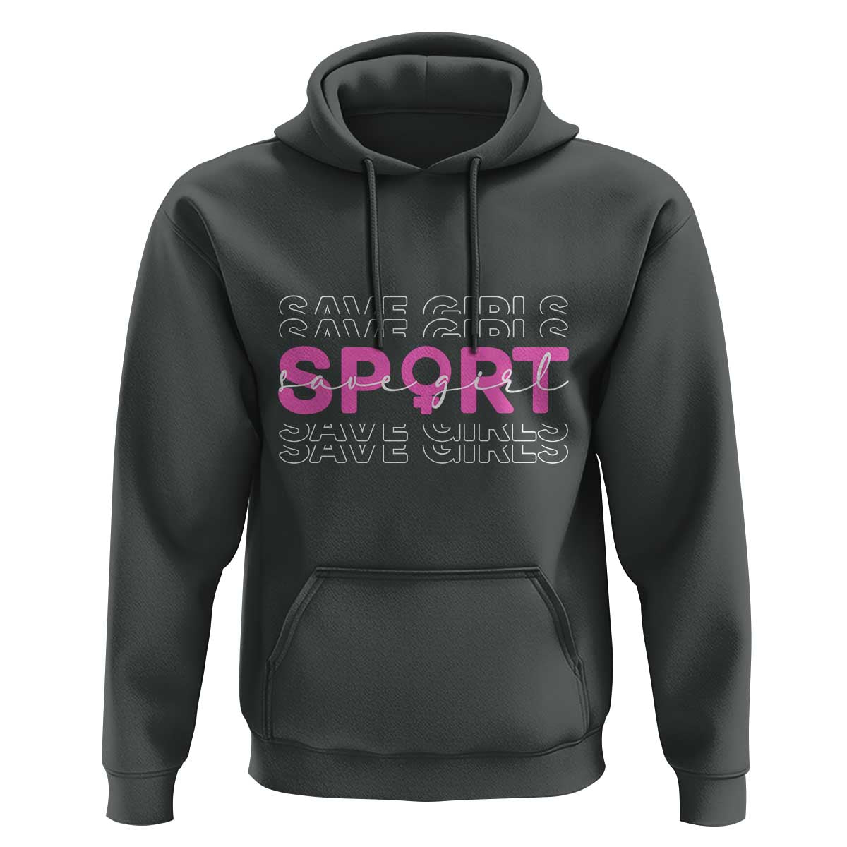 Save Girls Sports Hoodie Feminist Body Positivity Inclusive Equality - Wonder Print Shop