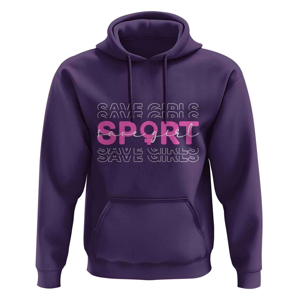 Save Girls Sports Hoodie Feminist Body Positivity Inclusive Equality - Wonder Print Shop