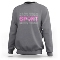 Save Girls Sports Sweatshirt Feminist Body Positivity Inclusive Equality - Wonder Print Shop