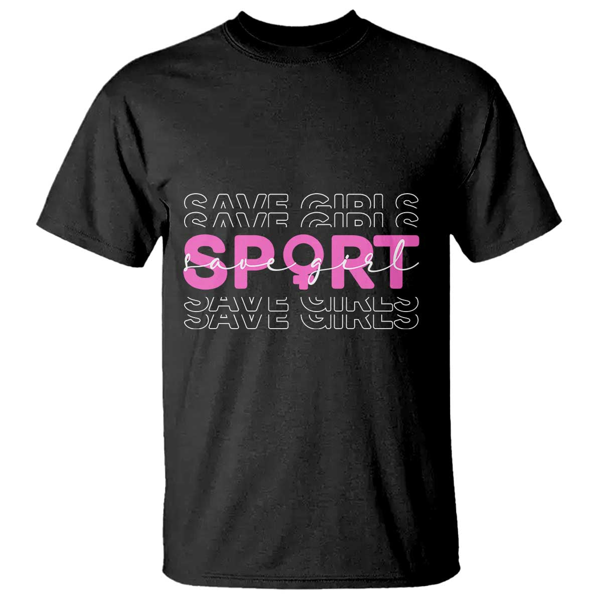 Save Girls Sports T Shirt Feminist Body Positivity Inclusive Equality - Wonder Print Shop