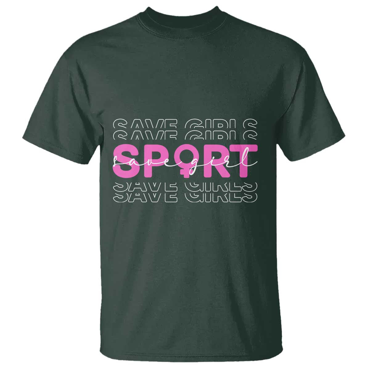 Save Girls Sports T Shirt Feminist Body Positivity Inclusive Equality - Wonder Print Shop