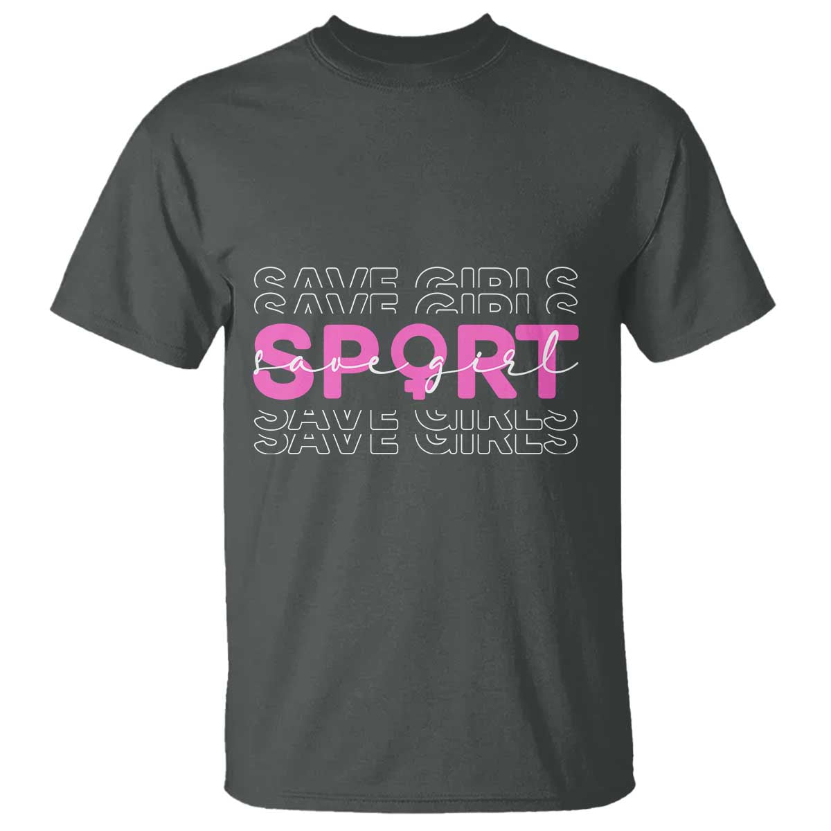 Save Girls Sports T Shirt Feminist Body Positivity Inclusive Equality - Wonder Print Shop