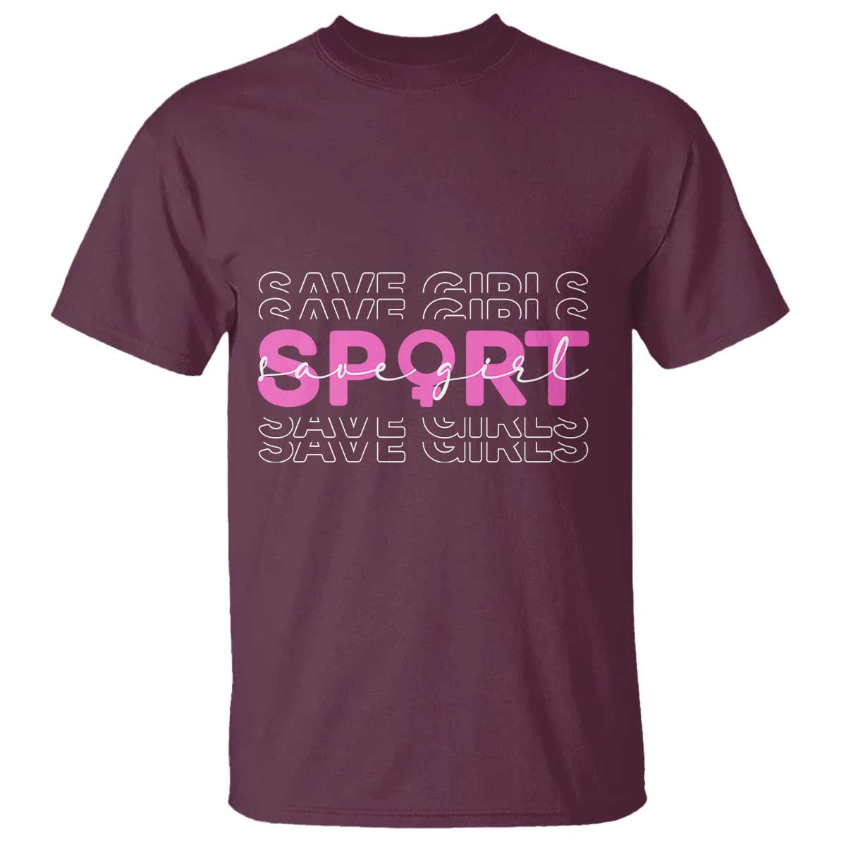 Save Girls Sports T Shirt Feminist Body Positivity Inclusive Equality - Wonder Print Shop
