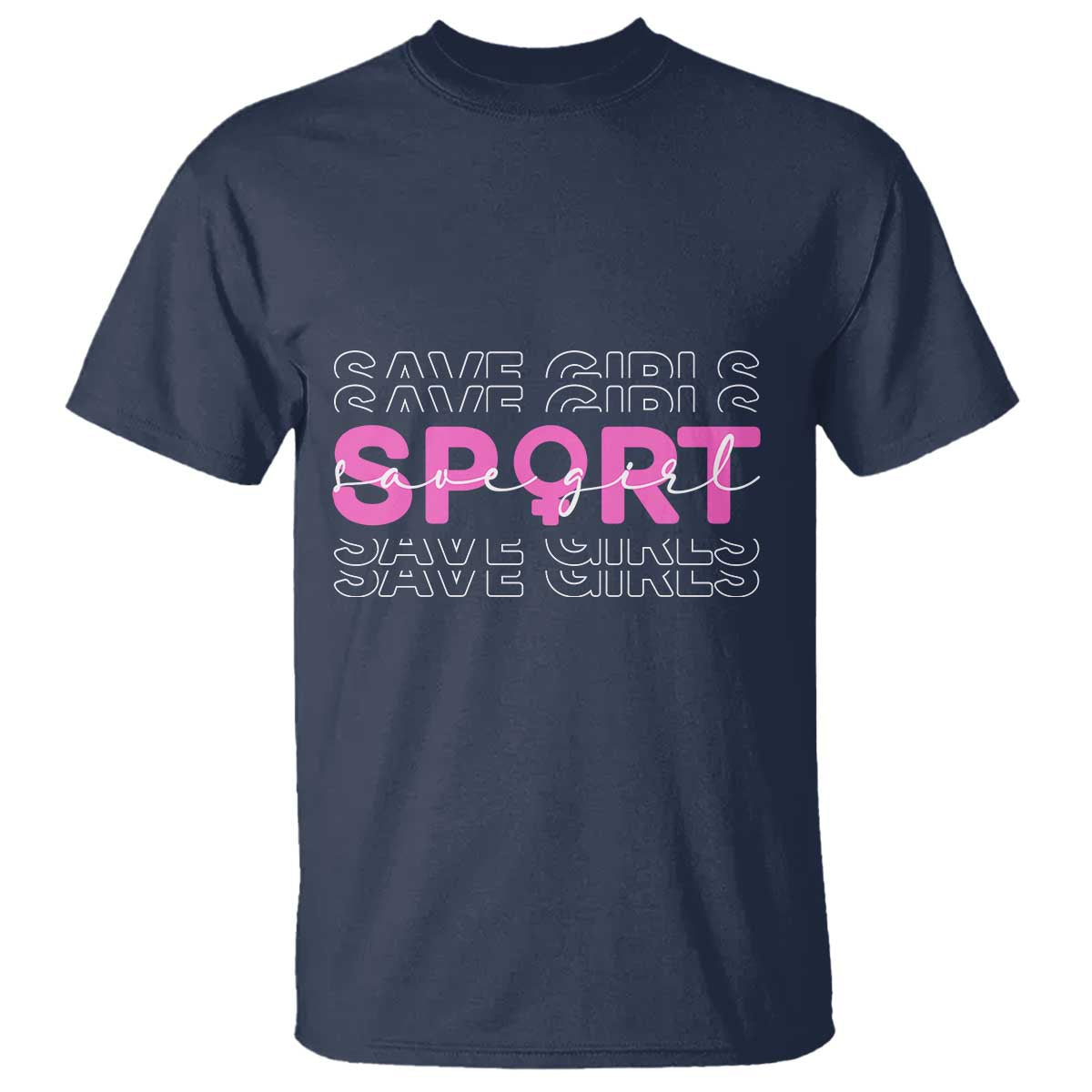 Save Girls Sports T Shirt Feminist Body Positivity Inclusive Equality - Wonder Print Shop