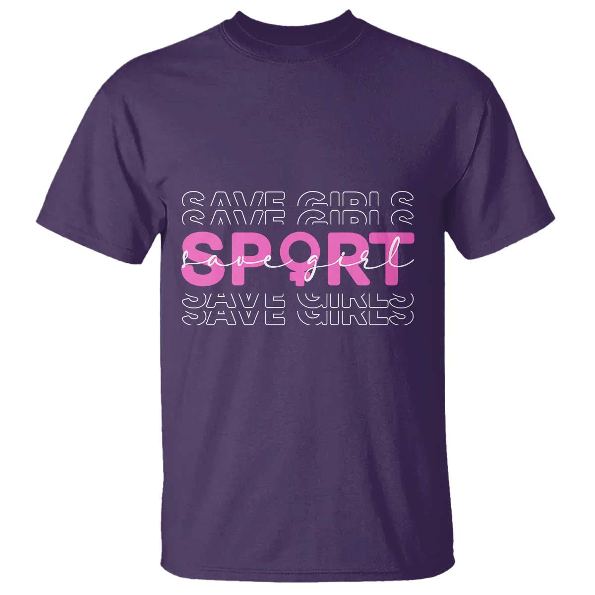 Save Girls Sports T Shirt Feminist Body Positivity Inclusive Equality - Wonder Print Shop
