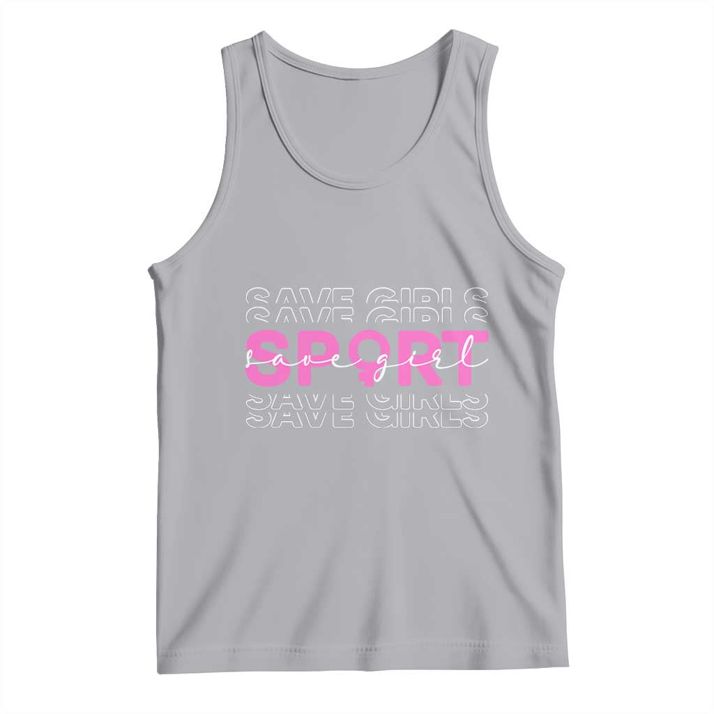 Save Girls Sports Tank Top Feminist Body Positivity Inclusive Equality - Wonder Print Shop