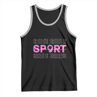 Save Girls Sports Tank Top Feminist Body Positivity Inclusive Equality - Wonder Print Shop