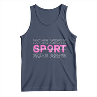 Save Girls Sports Tank Top Feminist Body Positivity Inclusive Equality - Wonder Print Shop