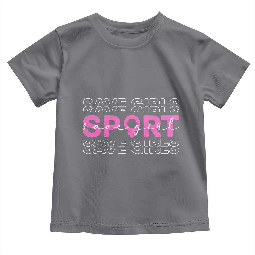 Save Girls Sports Toddler T Shirt Feminist Body Positivity Inclusive Equality - Wonder Print Shop