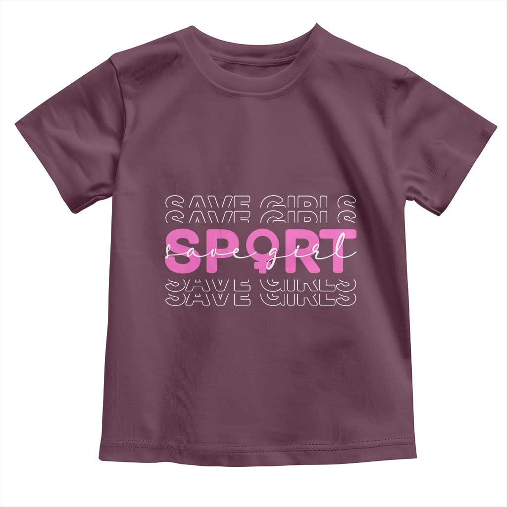Save Girls Sports Toddler T Shirt Feminist Body Positivity Inclusive Equality - Wonder Print Shop