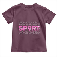 Save Girls Sports Toddler T Shirt Feminist Body Positivity Inclusive Equality - Wonder Print Shop