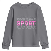 Save Girls Sports Youth Sweatshirt Feminist Body Positivity Inclusive Equality - Wonder Print Shop